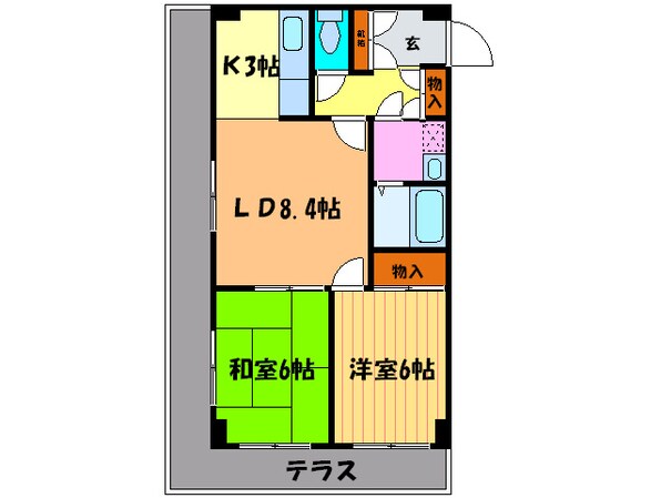 カディコートの物件間取画像